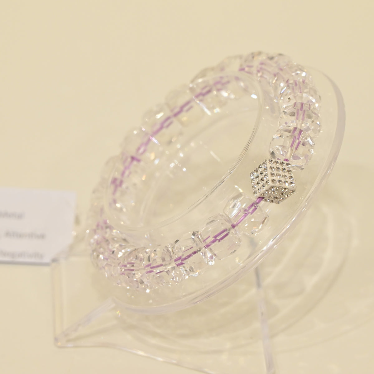 Facet Clear Quartz