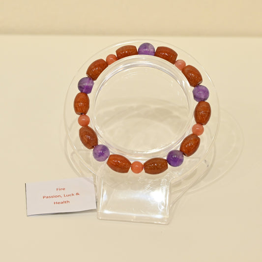 Chalcedony, Amethyst, Southern Red Agate