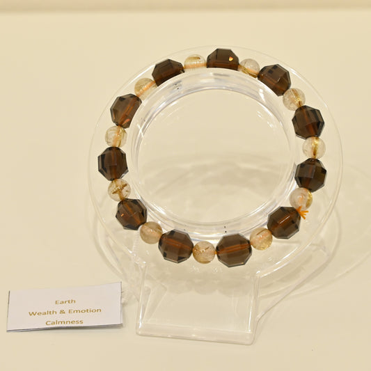 Rutilated Quartz, Smoky Quartz