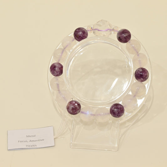 Lepodolite Clear Quartz Moonstone