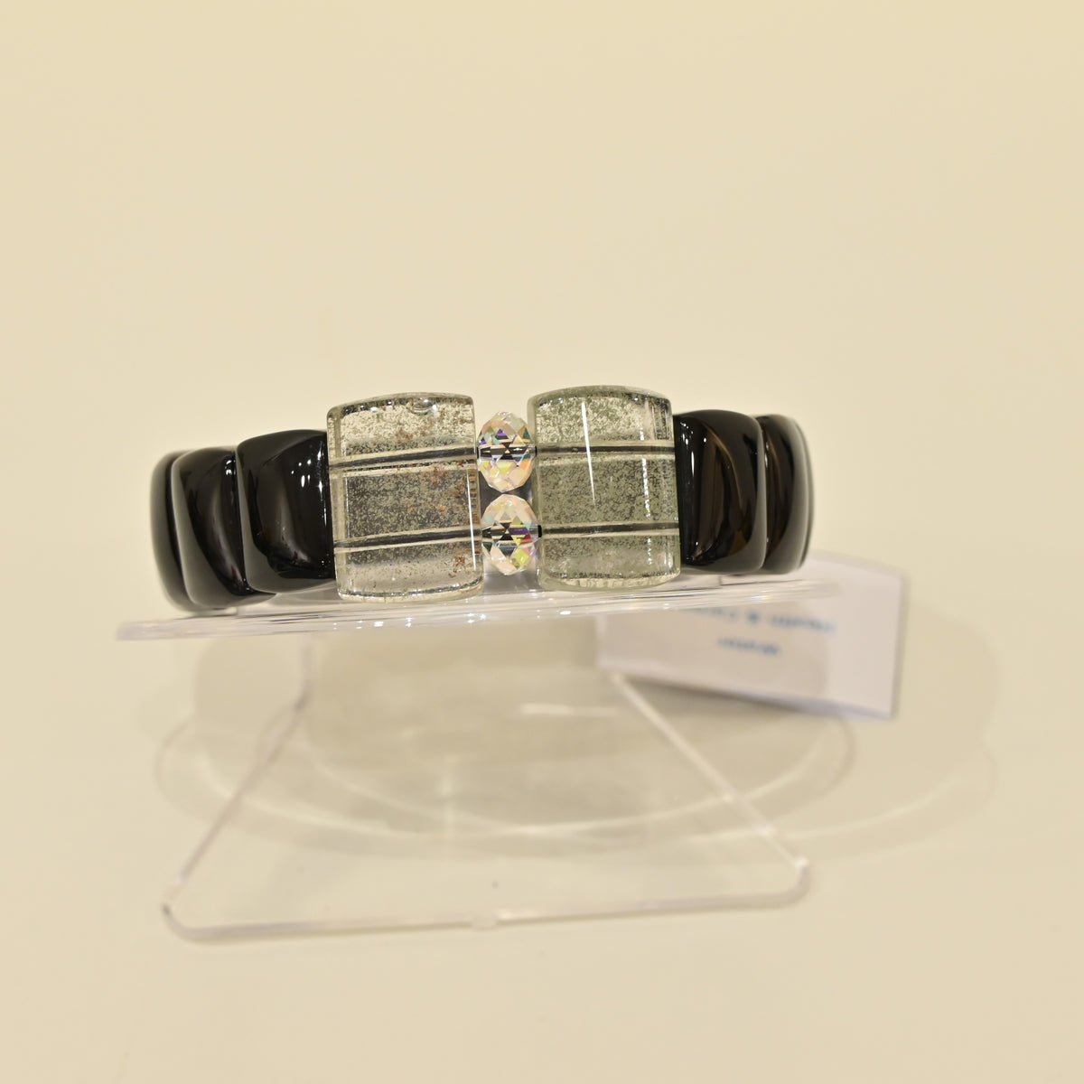 Green Phantom Black Tourmaline