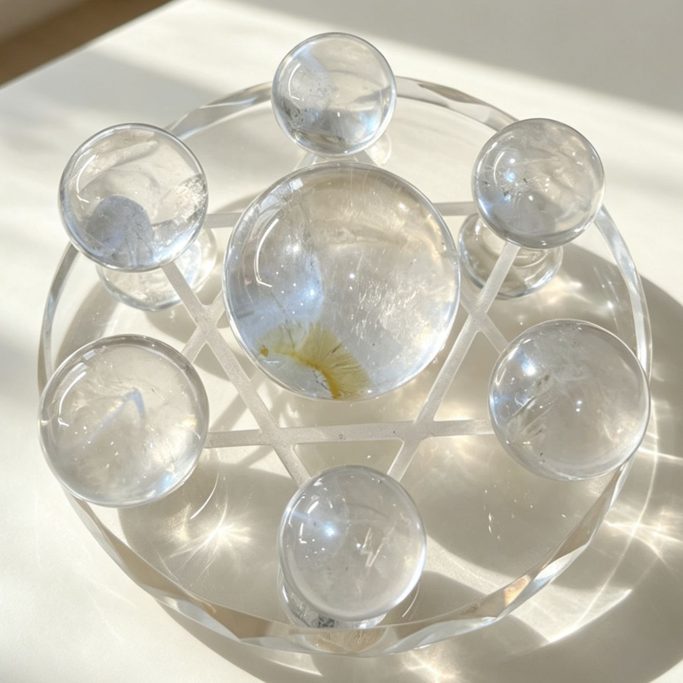 Clear Quartz 7 Crystal - Clarity, Focus & Removes Negativity