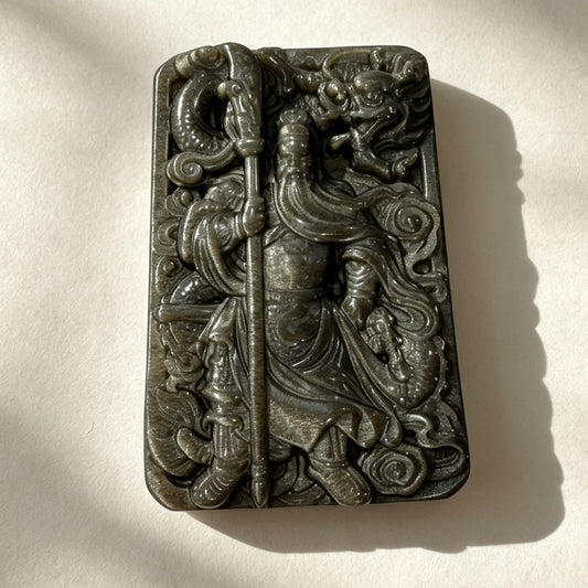 Golden Obsidian Guangdi (关帝圣君)